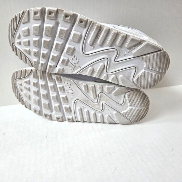 Nike Shoes Youth 6.5 GS Triple White Sneakers CD6864 Womens 8 - Picture 11 of 12